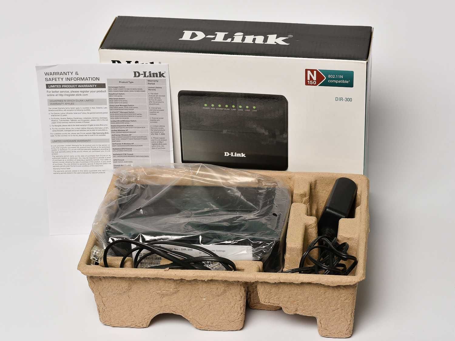 Wi-Fi роутер D-Link Wireless N 150