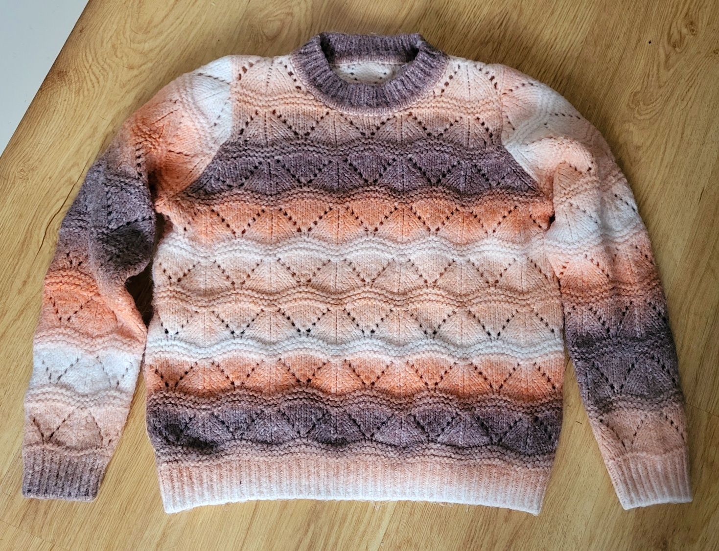 Sweter tęcza Primark XS S małe M