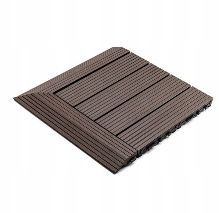 Podest Tarasowy Kompozytowy Brąz 30x30x2,5cm  taras Liderwood