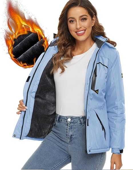 Nowa damska kurtka / parka / soft shell /zimowa /R-M /KEFITEVD !A1016!