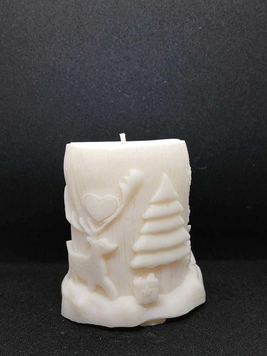 Świeca sojowa zapachowa "Jelonek" mały