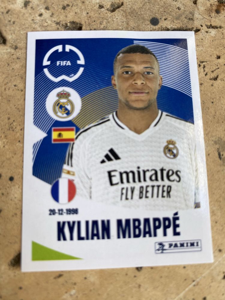 Cromo Kylian Mbappé especial do Club World Cup