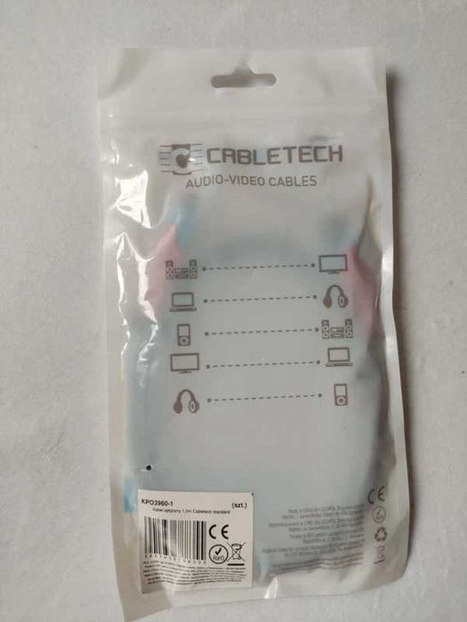 Kabel optyczny Toslink 1m Cabletech NOWY