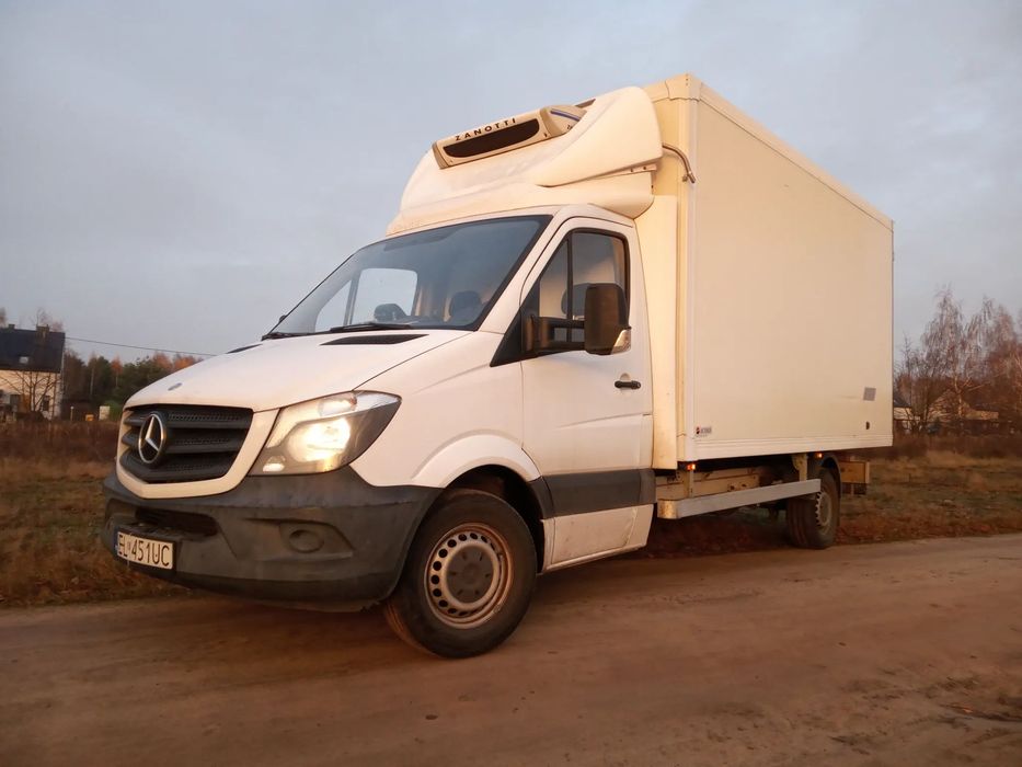 Mercedes-Benz Sprinter  Mercedes-Benz Sprinter chłodnia, 8 palet, agregat + webasto, salon Pol