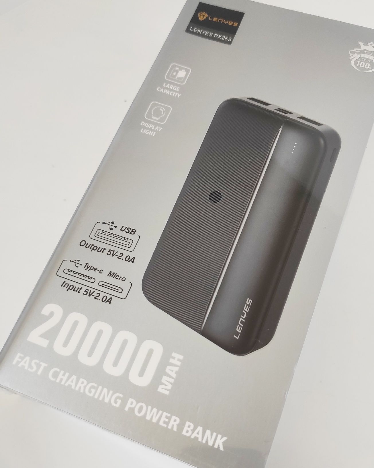Power Bank 3 шт 20000 mAh quick charging акумулятор зарядний пристрій