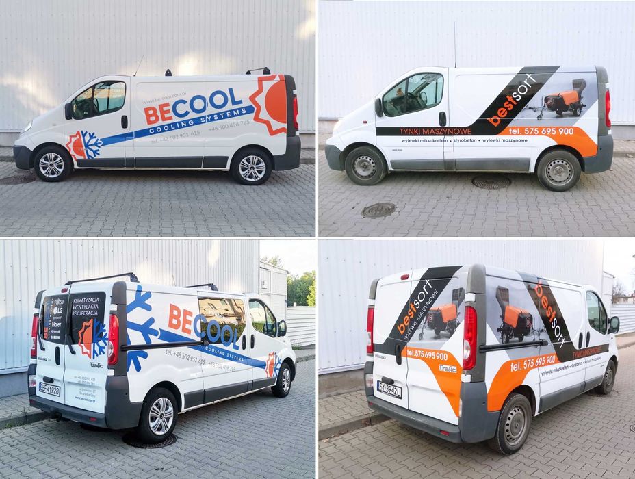 Oklejanie samochodów / osobowych / vanów / busów / Reklama na samochód