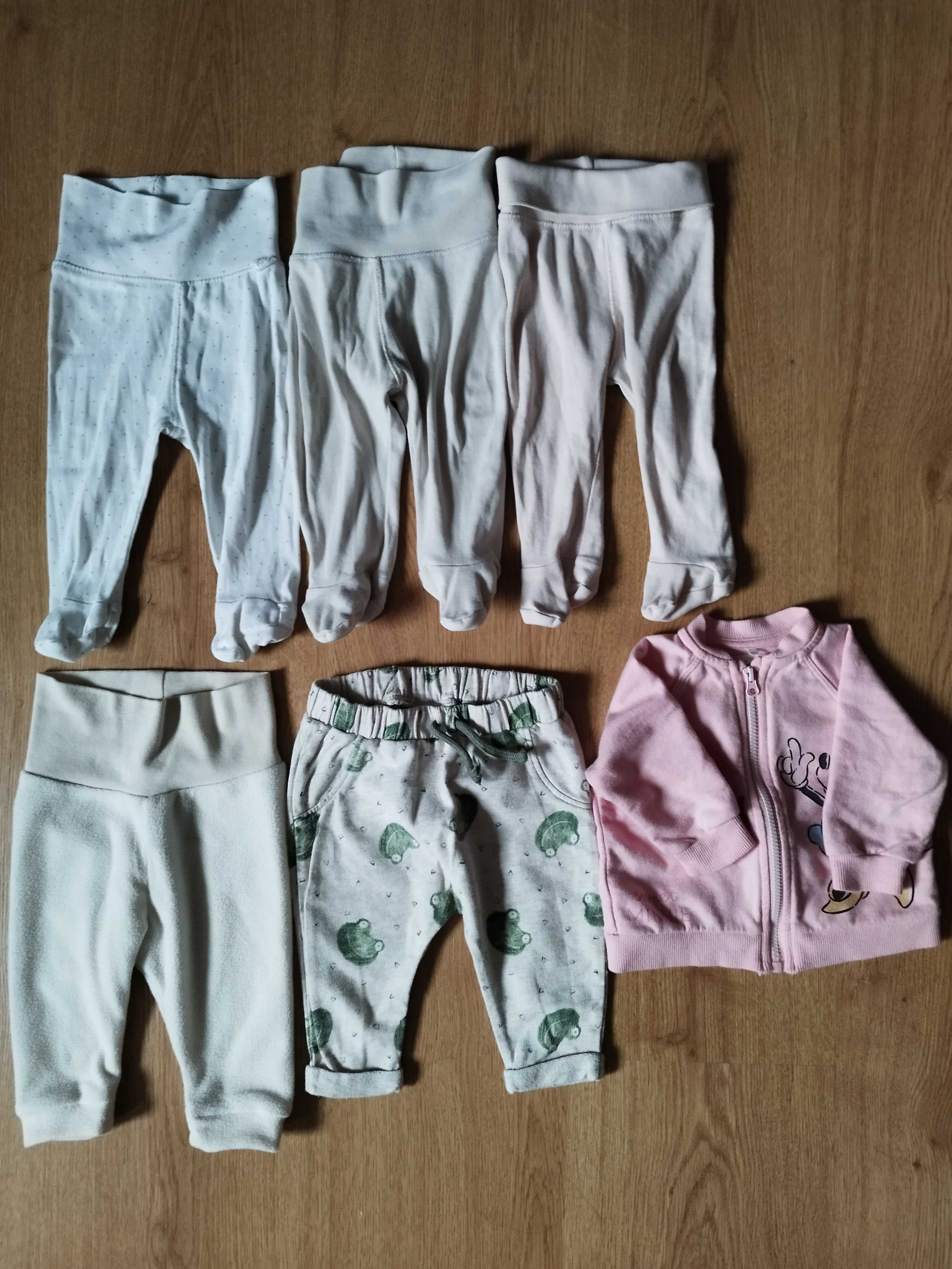 3x półśpiochy, 2x spodenki, bluza r.56