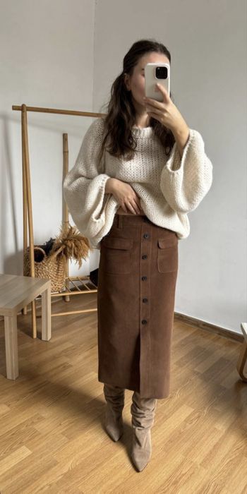 Замшева спідниця Італія, s