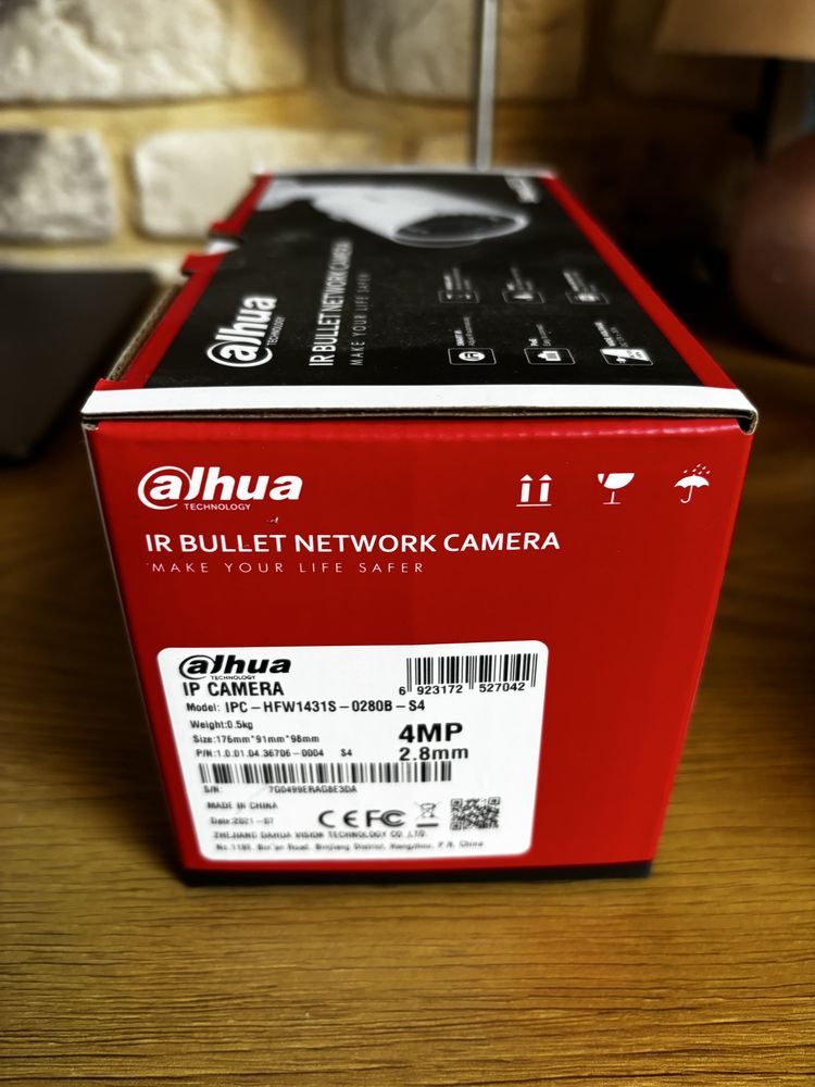 Kamera IP IPC-HFW1431S-0280B-S4 4MP 2.8mm Dahua