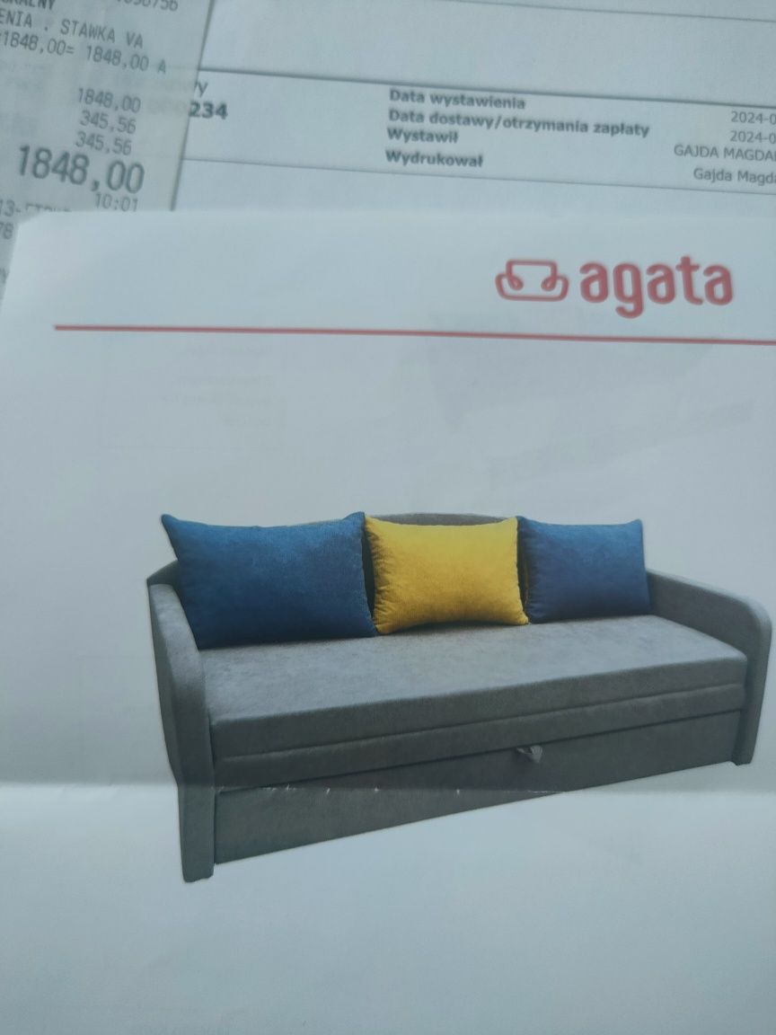Tapczan Kanapa Kuba z Agaty