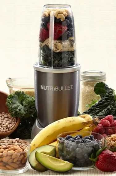 блендер 900 Вт NutriBullet для смузи мощный измельчитель персональный