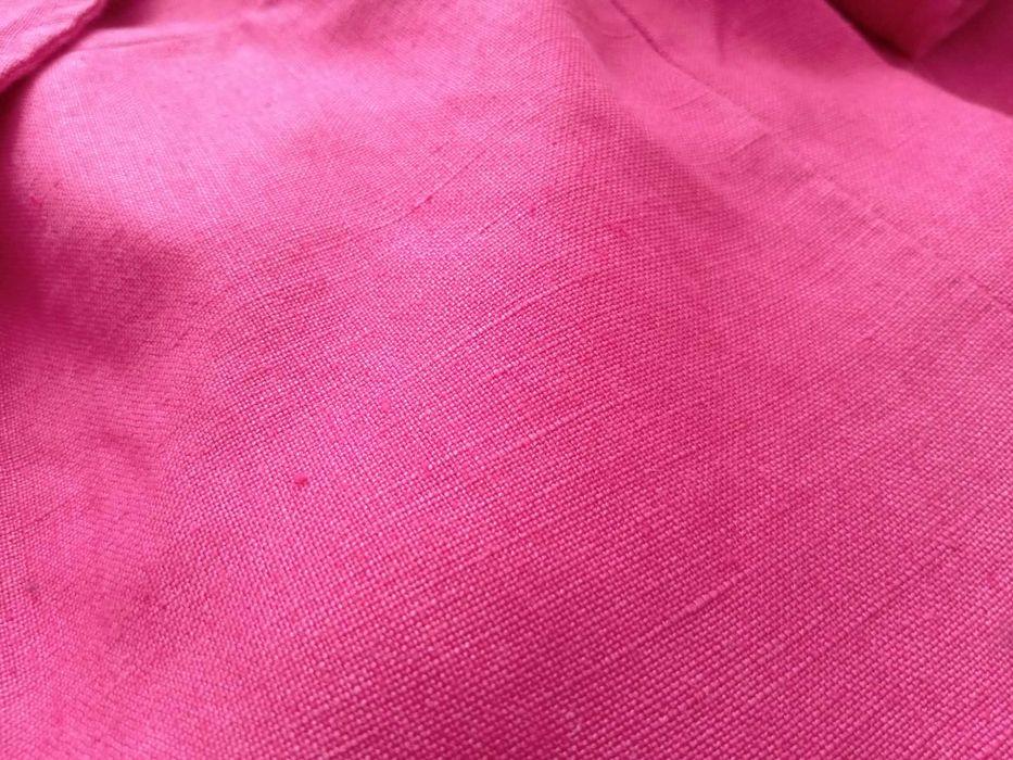 Marella kostium żakiet spódnica marynarka 38 36 vintage róż 100% len