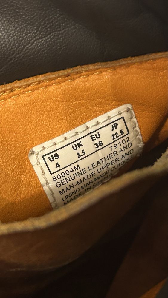 Timberland 36 botas pele