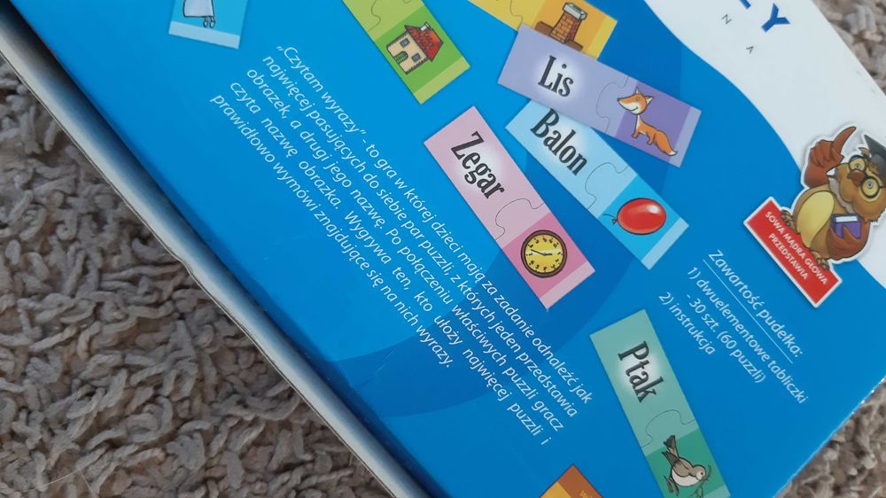 Gra edukacyjna "Czytam wyrazy" wyd. Alexander