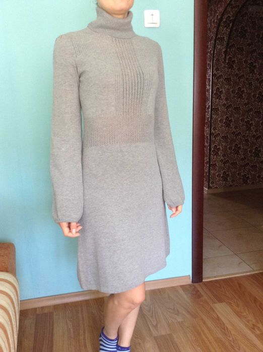 Платье теплое трикотажное, гольф (G&C Сollechion)