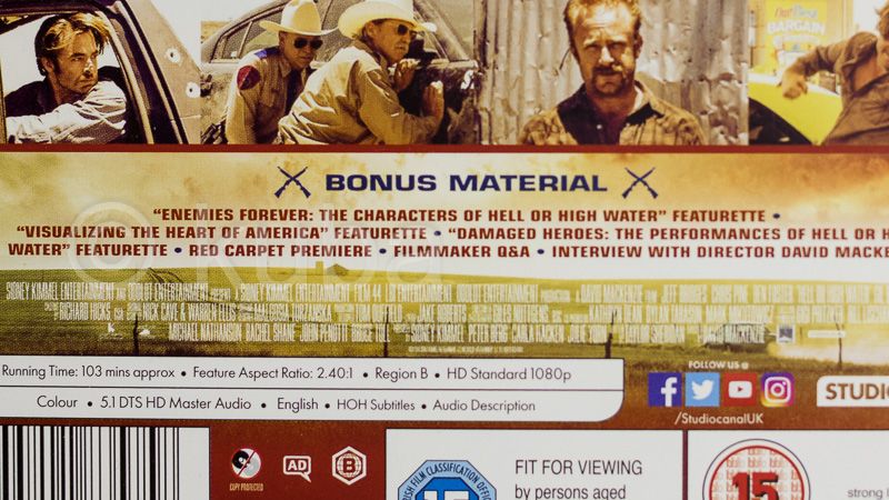 Hell or High Water (Aż do Piekła) blu-ray UK idealny