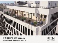 Продаж приміщення в бізнес центрі, останній поверх+простора SKY тераса