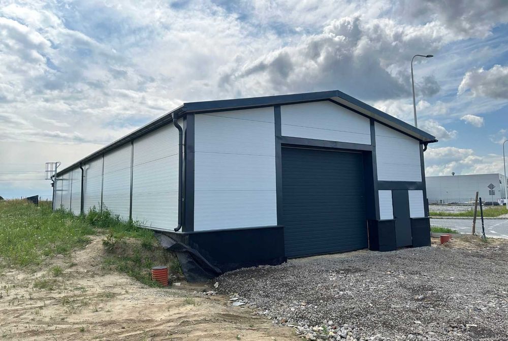 Hala Ocieplana 10x30x5m + Biuro Magazynowa Magazyn PIR Stalowa 300m2