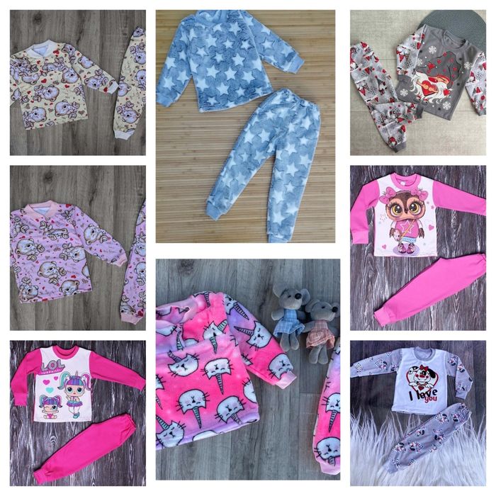 Теплий махровий дитячий халат, теплі махрові колготи , теплі