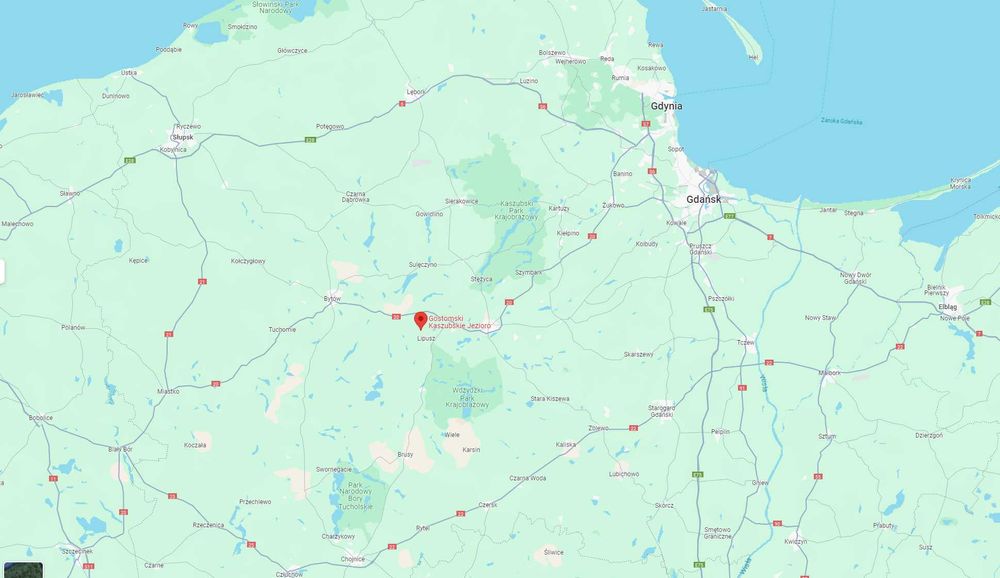 Kaszuby, Las, Rzeka i Jezioro, Dwie działki po 1000 m2