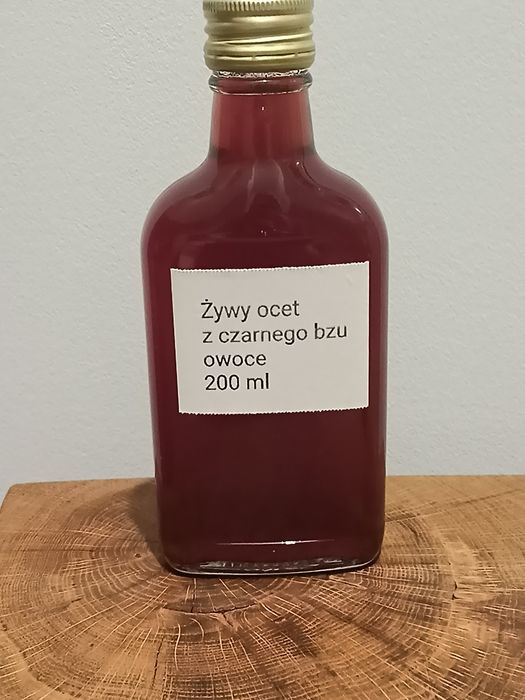 Ocet z czarnego bzu owoce 200 ml