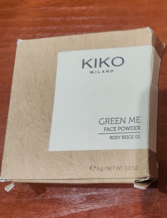Хайлайт-пудра з матовим фінішем KIKO Milano Green Me Face Powder