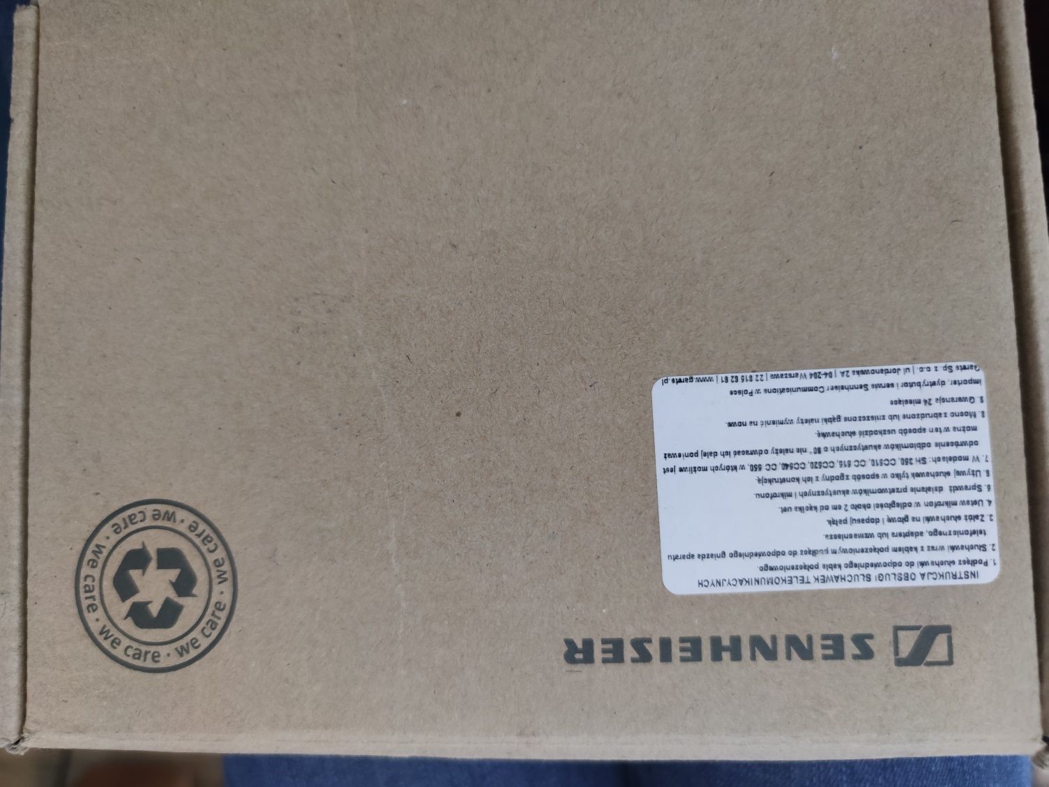 Sluchawki telekomunikacyjne Sennheiser