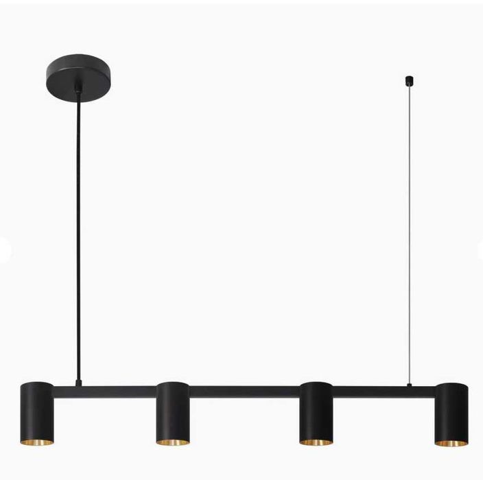 Lampa nowa GOLDLUX maribel 4 czarno zlota