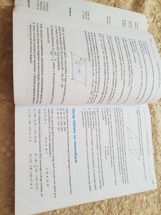 Zbiór zadań matematyka 2 dla LO technikum zakres rozszerzony