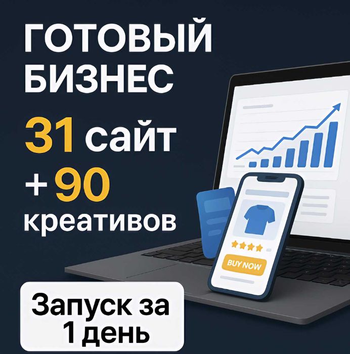 Продаж готового бизнеса по продаже товаров онлайн *Запуск за 1 день*