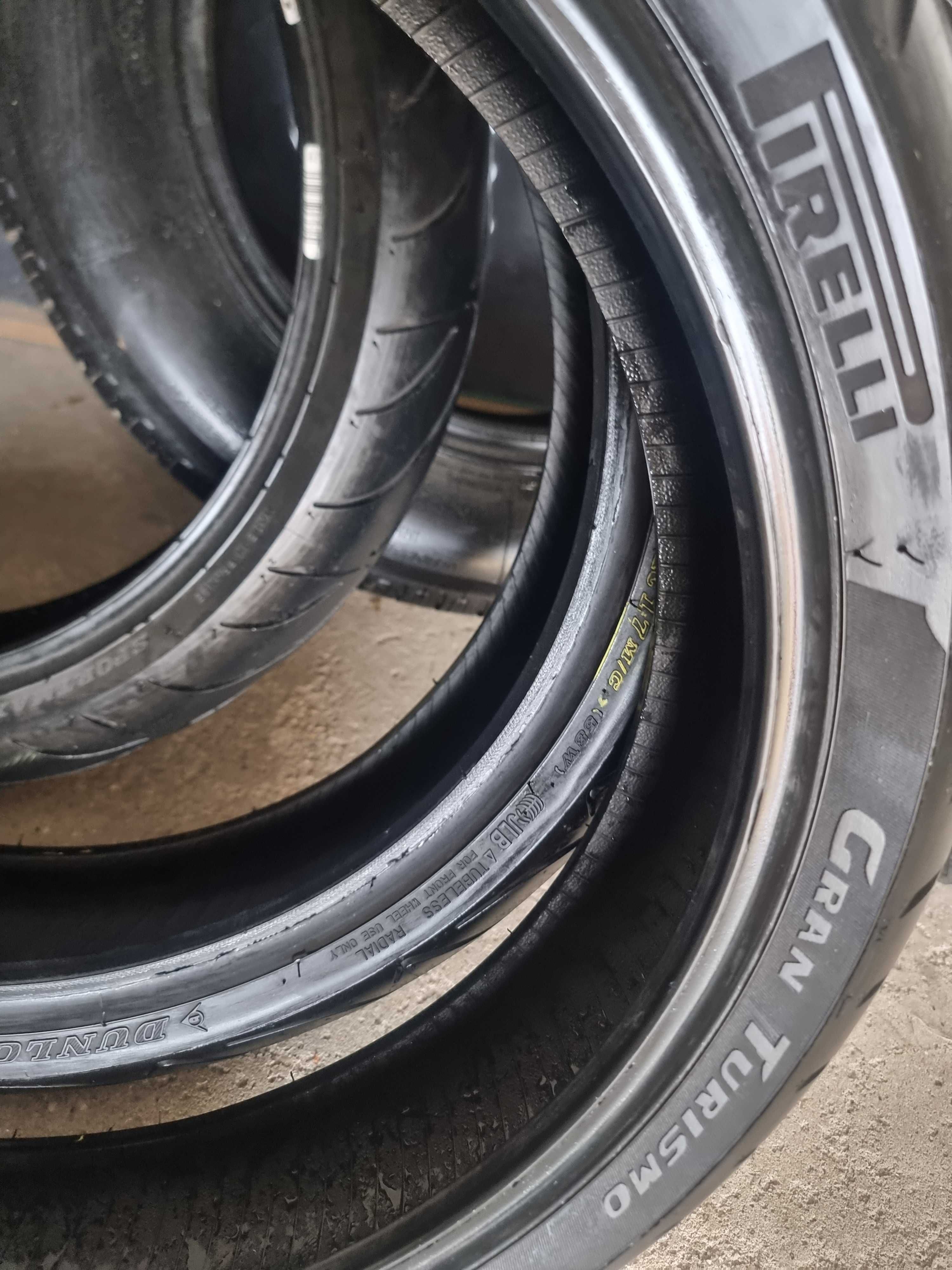 Pneus 120/70 17 como novos a ótimo preço