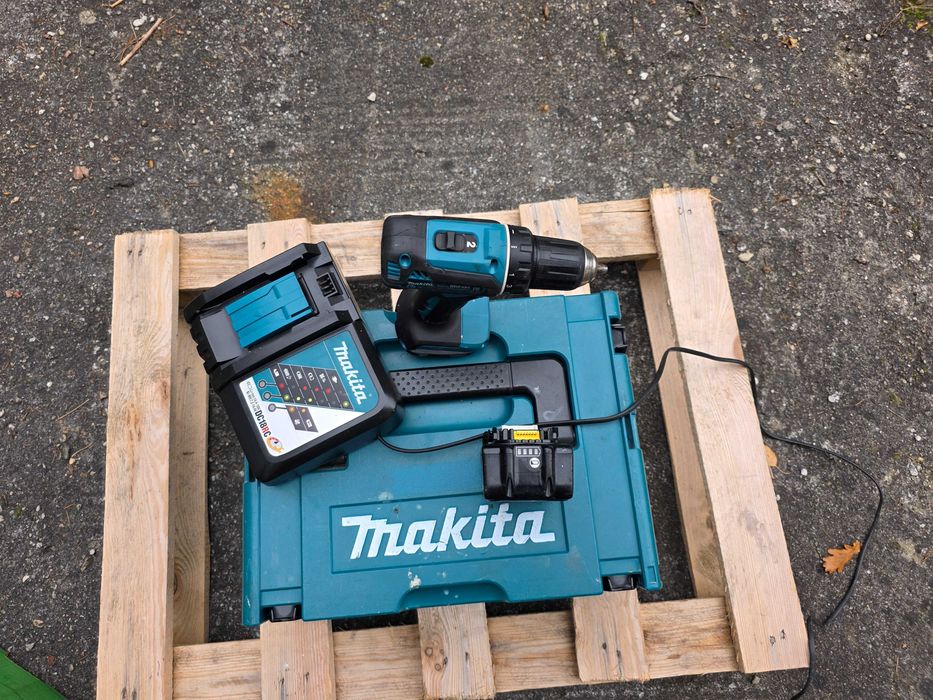 makita DDF485 + aku 5Ah + ładowarka / wiertarko-wkrętarka w walizce