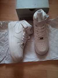 Białe sneakersy Nike air force 1 '82 mid rozmiar 38,5 wkładka 24,7 cm