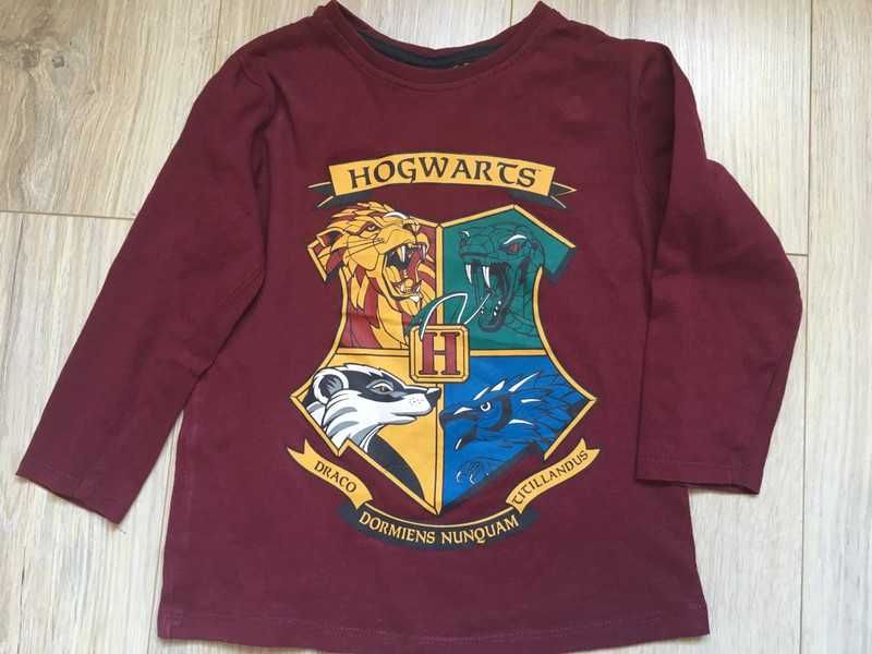 Bluza i bluzka Harry Potter 104 komplet bawełna  koszulka t-shirt
