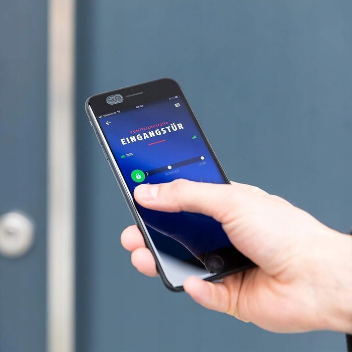 Zamek nawierzchniowy do drzwi Abus CFA3100 Bluetooth smartfon