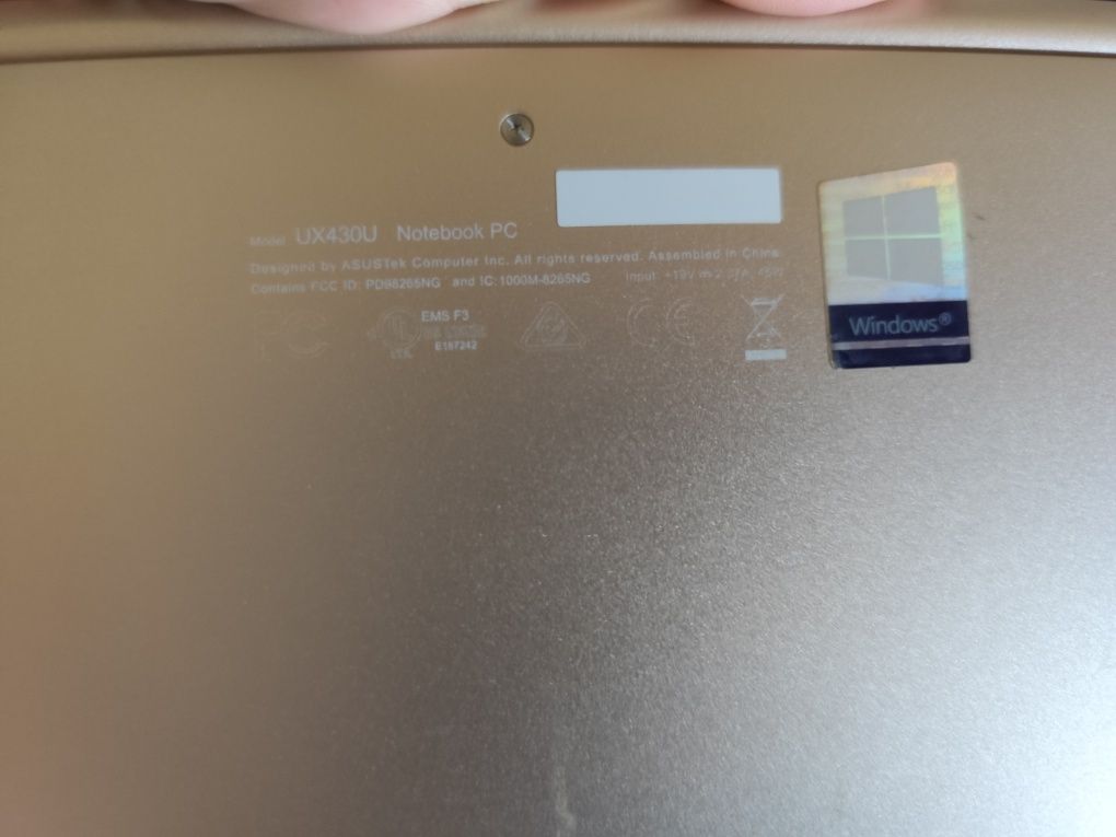 Laptop Asus ZENBOOK 14 cali UX430U i5/8GB/256GB