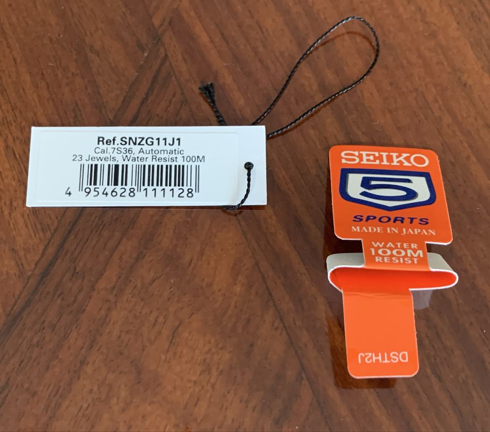 Relógio Seiko automático, 5 Sports - como novo