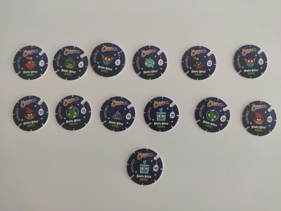 Cromos e tazos - Pokemon - Angry Birds Space 1ª e 2ª geração - Bartman