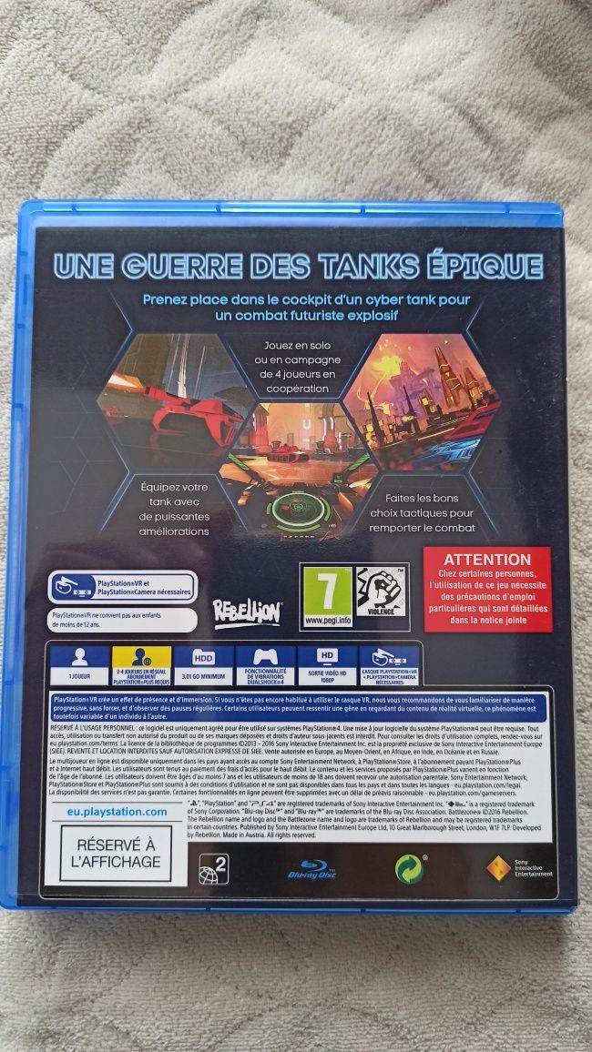 Battle Zone Ps4, Ps5 zadbana