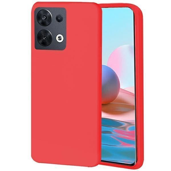 Beline Etui Candy Oppo Reno 8 Czerwony/Red