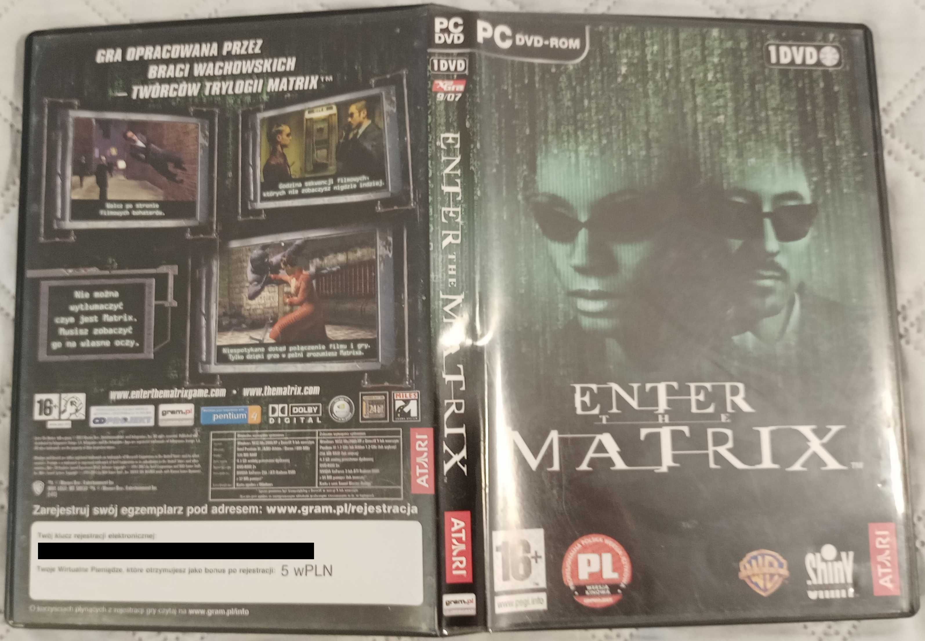 Enter The Matrix gra PC DVD PL