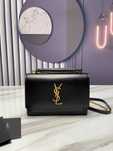 Saint Laurent Sunset Top Handle in Smooth Leather