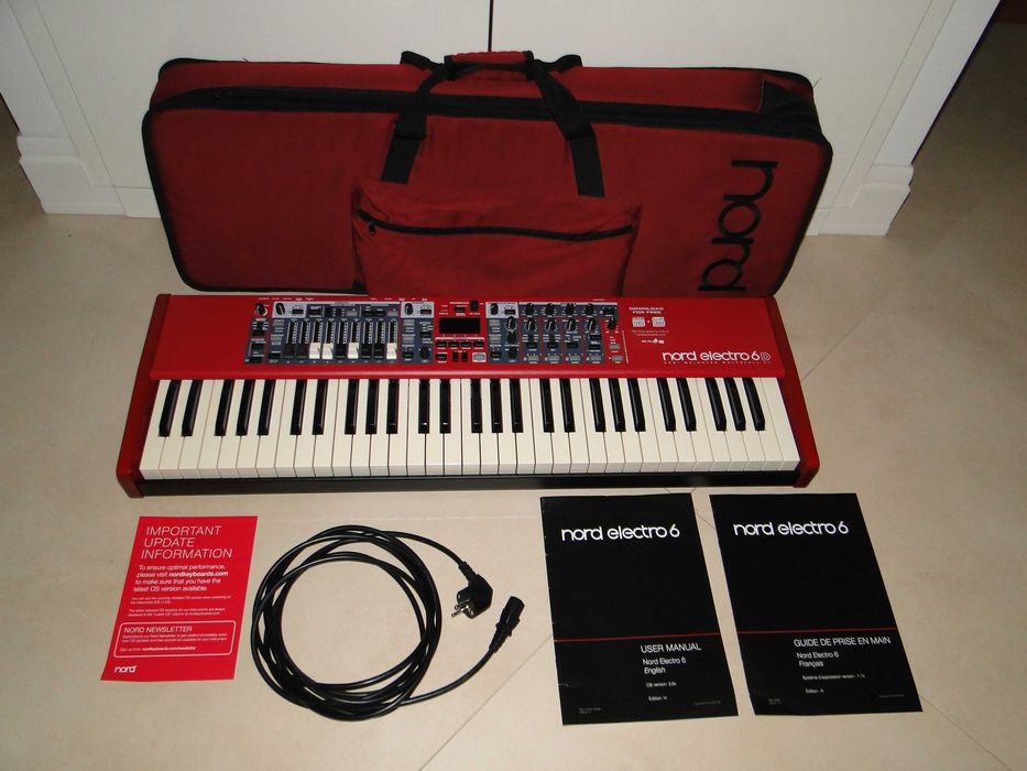 Syntezator Organy Piano NORD ELECTRO 6D 61+Softcase NORD.Ideał.Okazja