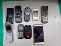 Лот телефонов Siemens C45, Samsung, ZTE, LG
