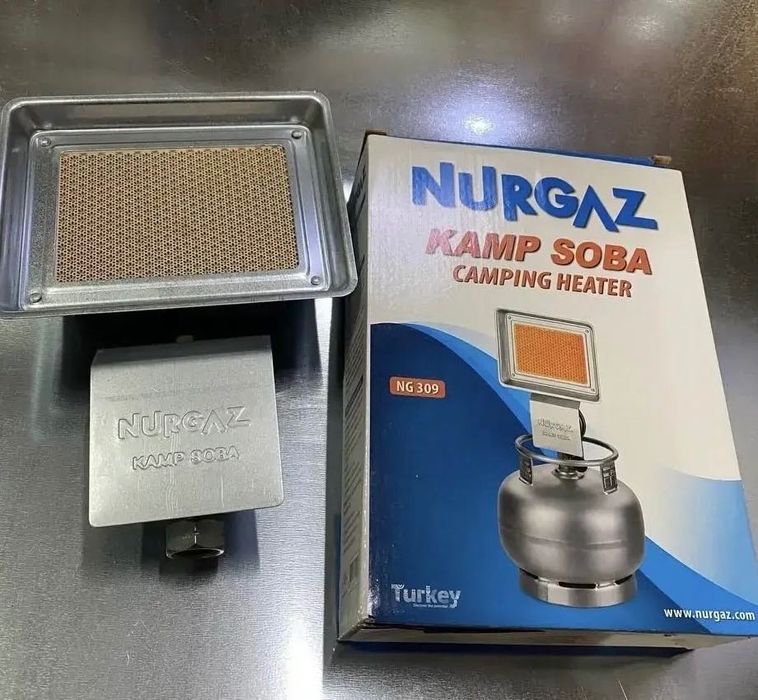 Газовый инфракрасный  обогреватель Nurgaz 309 с редуктором новый