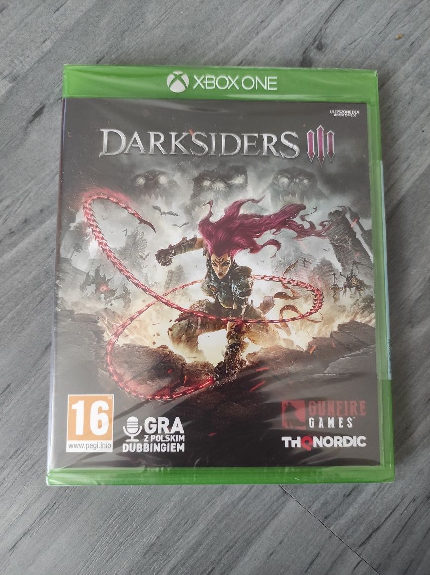 Darksiders 3 PL Xbox one FOLIA nowa Xbox one x