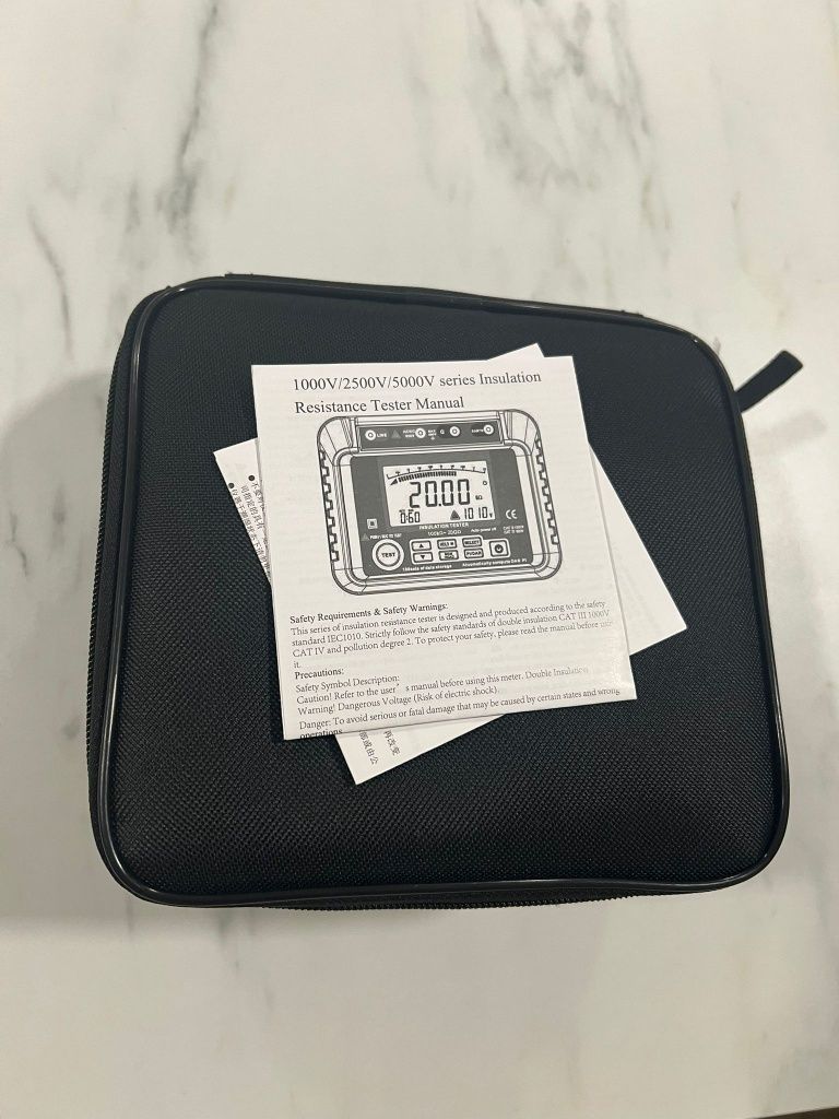 Testador de resistência de isolamento