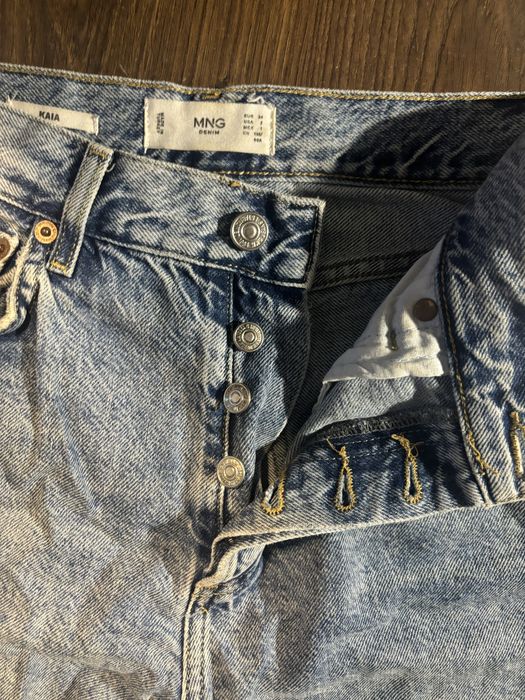 джинси манго на високих дівчат хс прямі wide leg