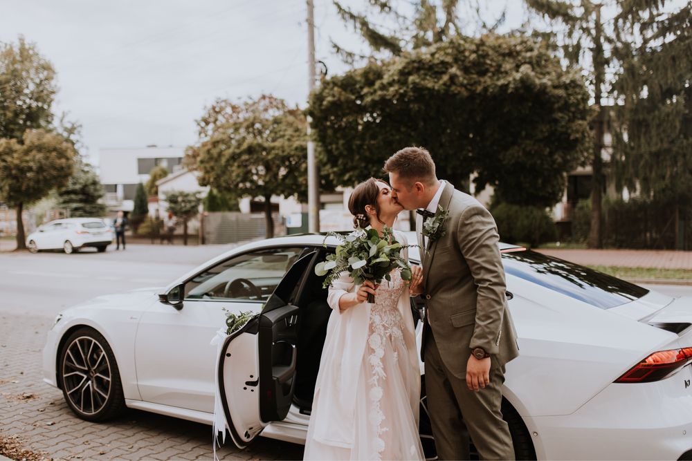 Nowe Białe Audi A7 - Auto do Ślubu Wesela