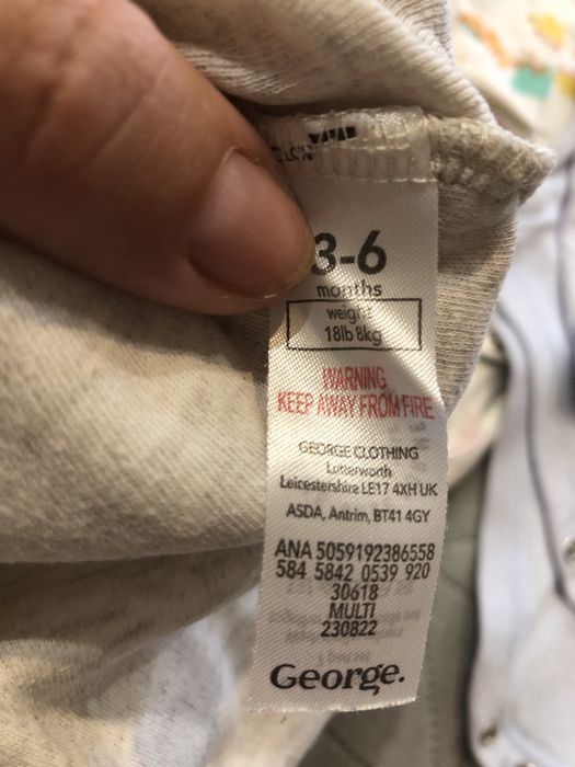 Бодіки  на довгий рукав george 62